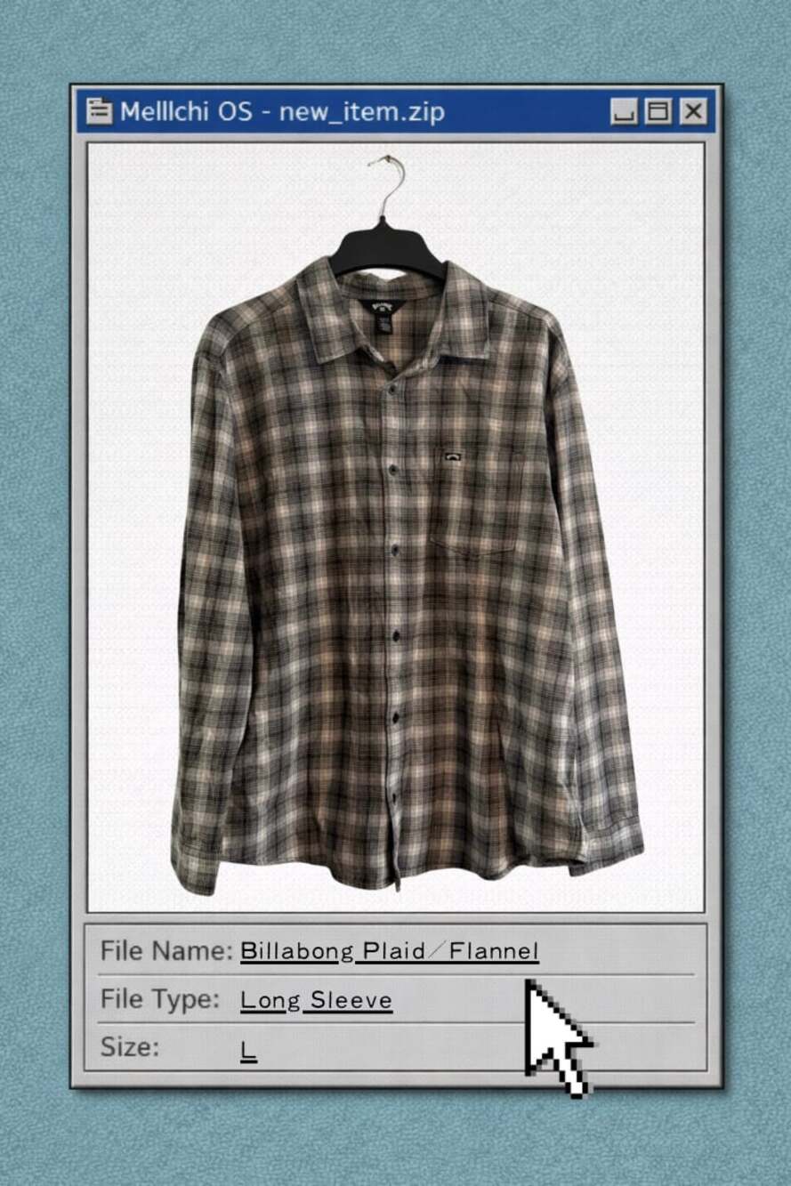 Billabong Dallas Plaid Cotton Flannel Long Sleeve Shirt